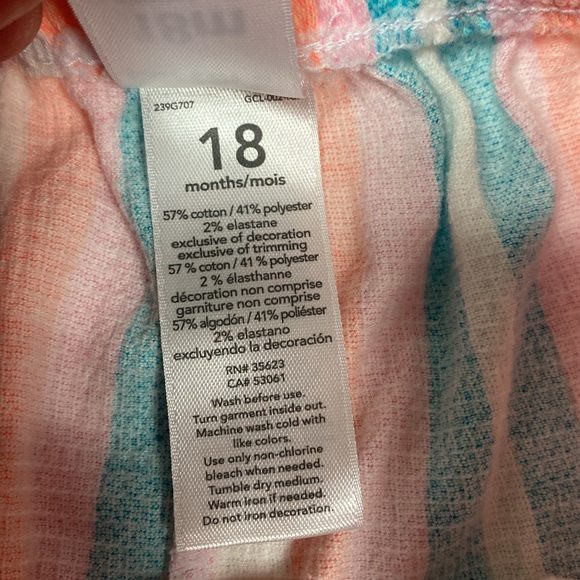 NWT Carters striped tank and matching shorts 18m - Picture 8 of 9